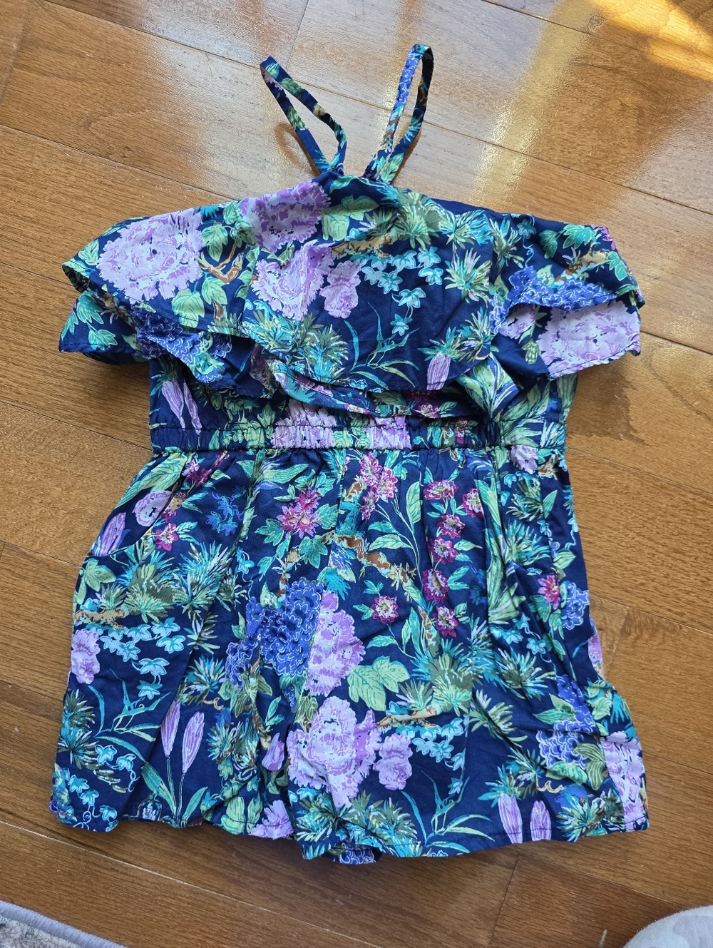 Janie And Jack 3T Flower Romper